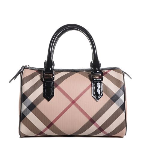 burberry nova check chester bowling bag|BURBERRY Nova Check Small Chester Bowling Bag .